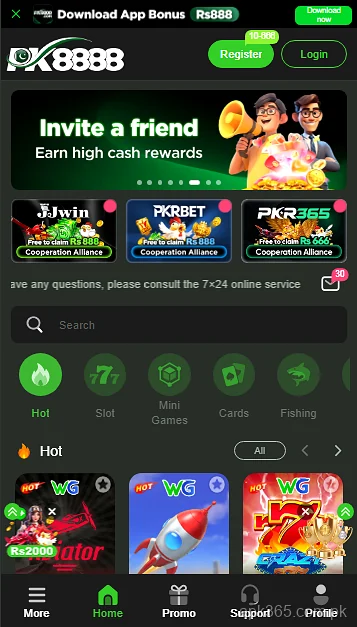 homepage pk8888 game with different games